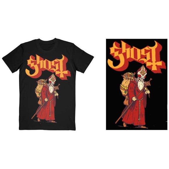 Ghost Christmas T-Shirt: Greetings From Papa Noel