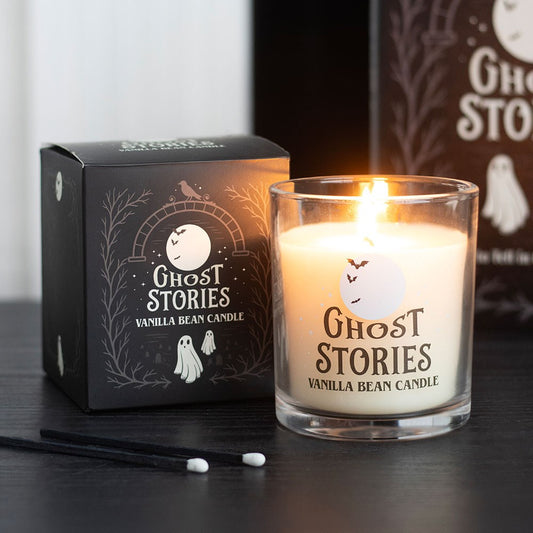 Ghost Stories vanilla bean scented candle with box