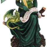 Giada Fairy & Green Dragon Figurine