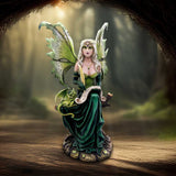 Giada Forest Fairy & Dragon Figurine (Small)