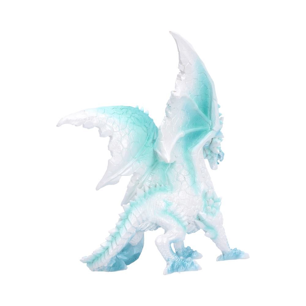 Glacier Ice Dragon Figurine rear side view
