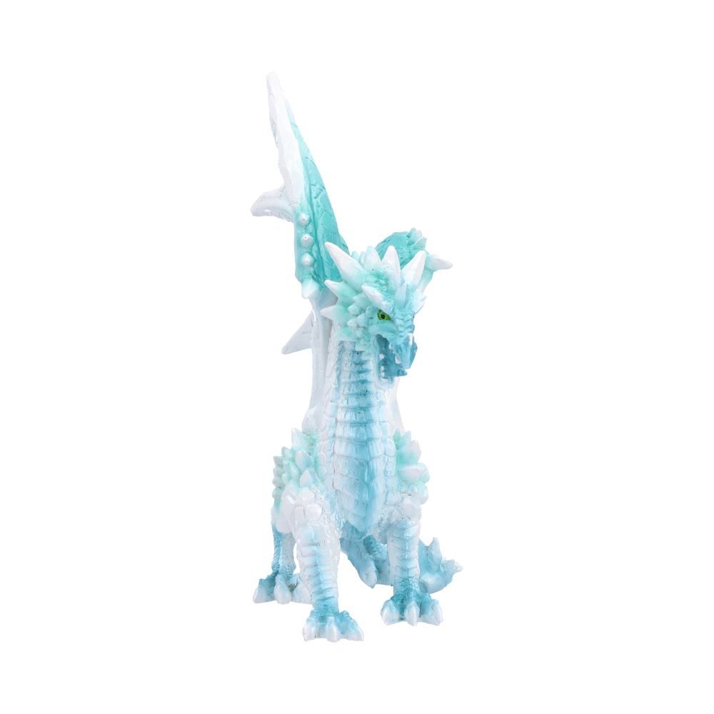 Glacier Ice Dragon Figurine front view