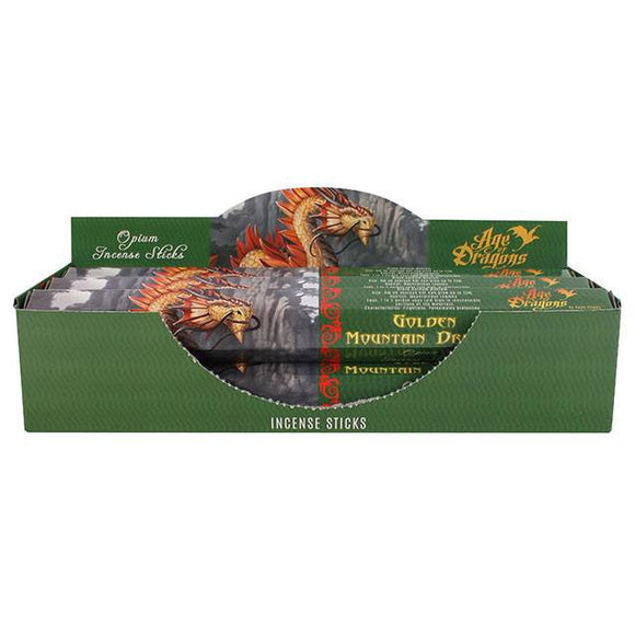 Golden Mountain Dragon Incense Sticks (Opium)