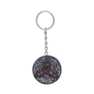 Gothic Celtic Triquetra Keyring