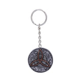 Gothic Celtic Triquetra Keyring