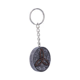 Gothic Celtic Triquetra Keyring