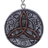 Gothic Celtic Triquetra Keyring