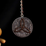Gothic Celtic Triquetra Keyring
