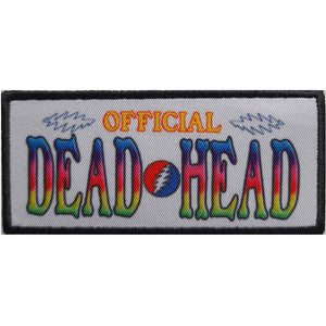 Grateful Dead Iron-on Patch: Official Dead Head