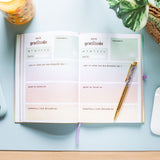Gratitude Journal with Amethyst Crystal Pen