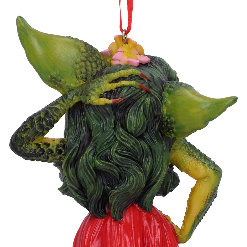 Gremlins Greta hanging ornament rear view