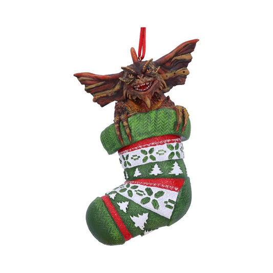 Gremlins Mohawk in stocking hanging ornament