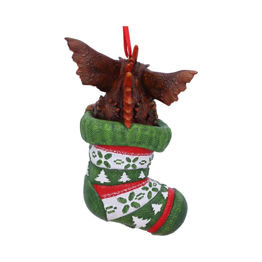Mohawk Gremlins hanging ornament rear view