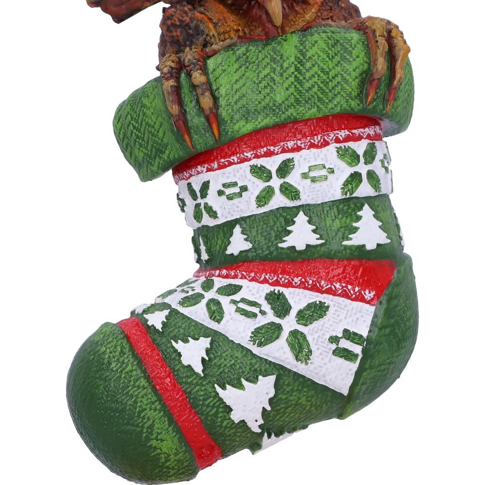 Mohawk Christmas stocking ornament rear view