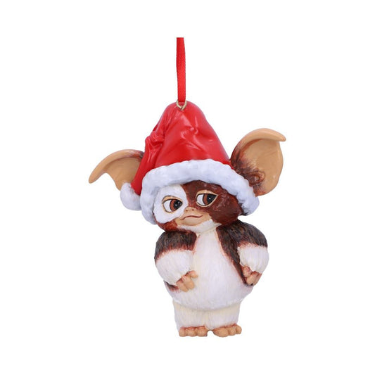 Gremlins Gizmo Santa hanging Christmas ornament