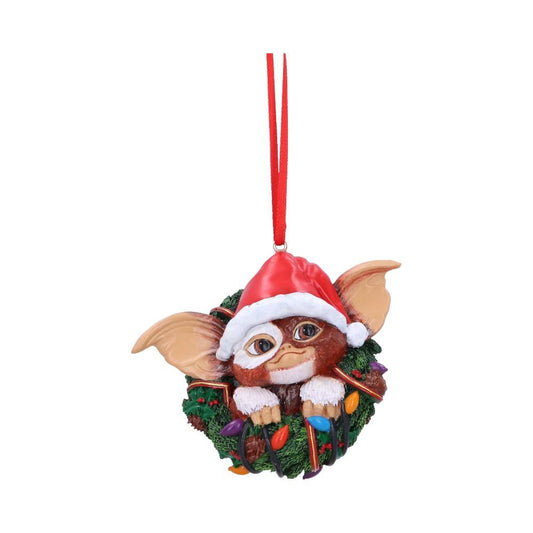 Gremlins Gizmo Christmas wreath hanging ornament