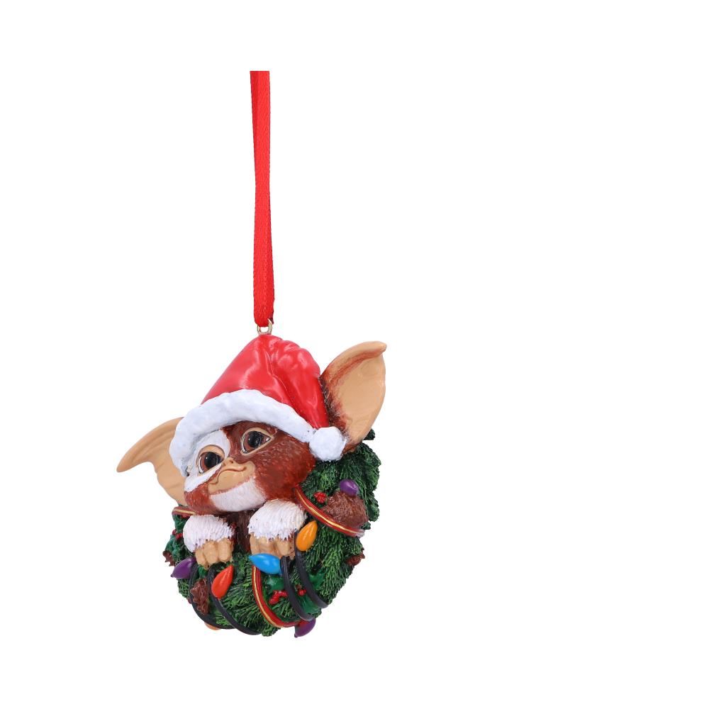 Gizmo Gremlins Christmas ornament front view