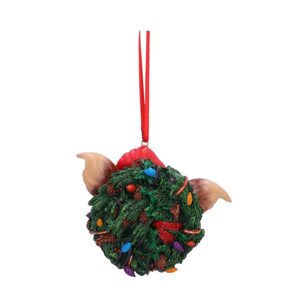 Gremlins Gizmo wreath ornament back view