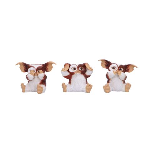 Three Wise Gizmo figurine set front view