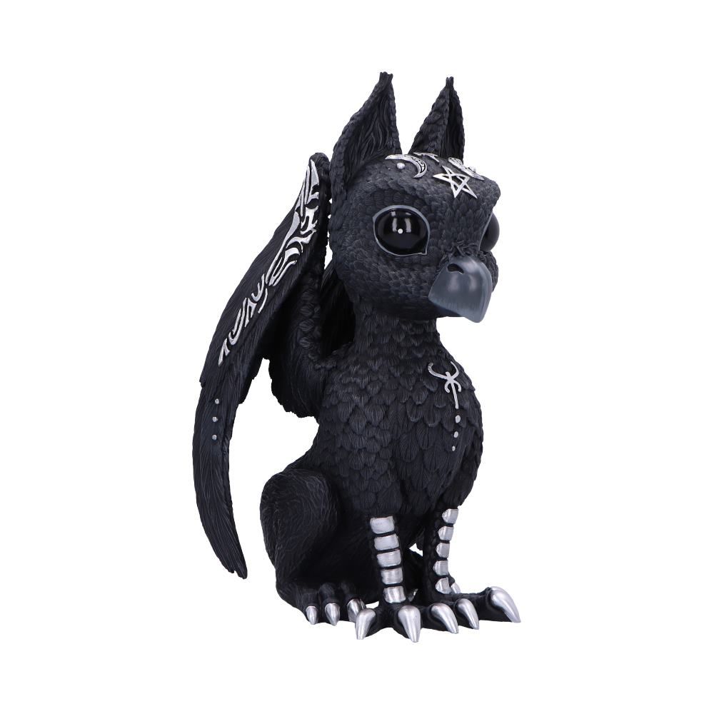 Nemesis Now Griffael black griffin ornament side view