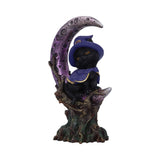 Grimalkin Black Cat & Moon Figurine