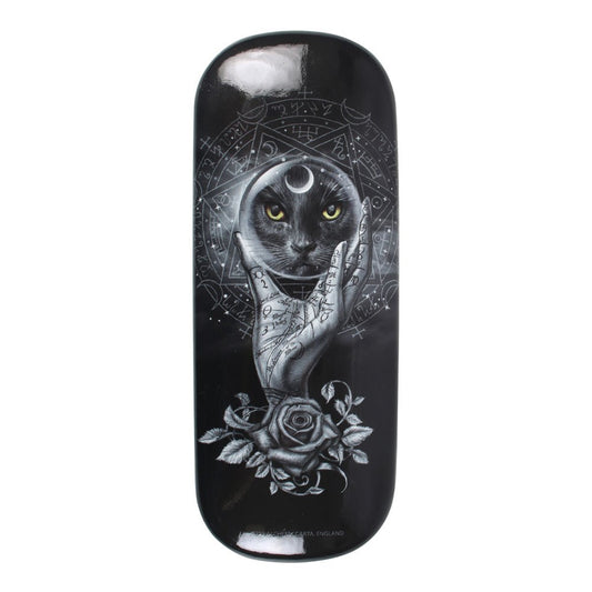 Grimalkin's Glass black cat glasses case by Alchemy Gothic