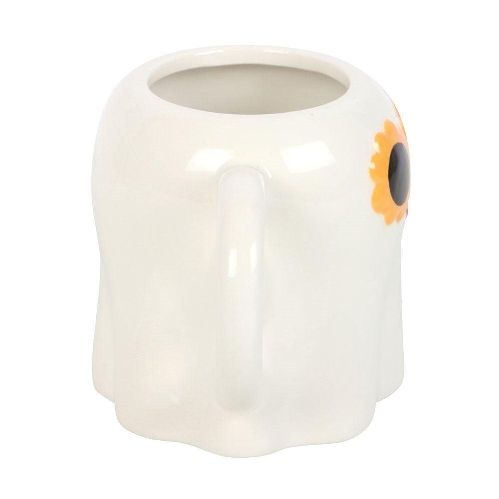 Groovy Ghost ceramic mug side view