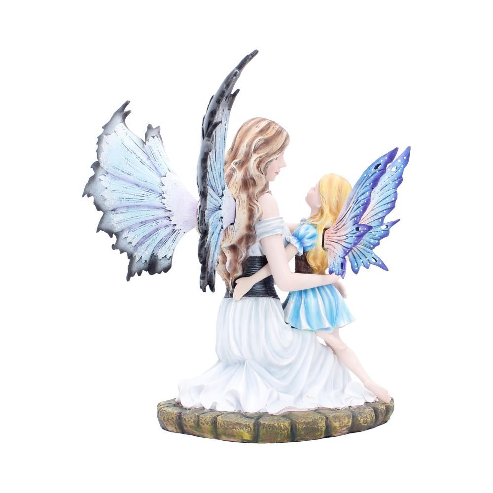 Guardian Wings Fairy and Child Figurine by Nemesis Now back view