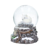 Guardian of the North Wolf Snowglobe