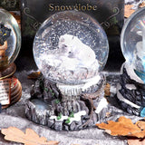 Guardian of the North Wolf Snowglobe