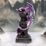 Guardian of the Tower Purple Dragon Figurine