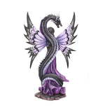 Guardians Embrace Large Dark Fairy Dragon Ornament