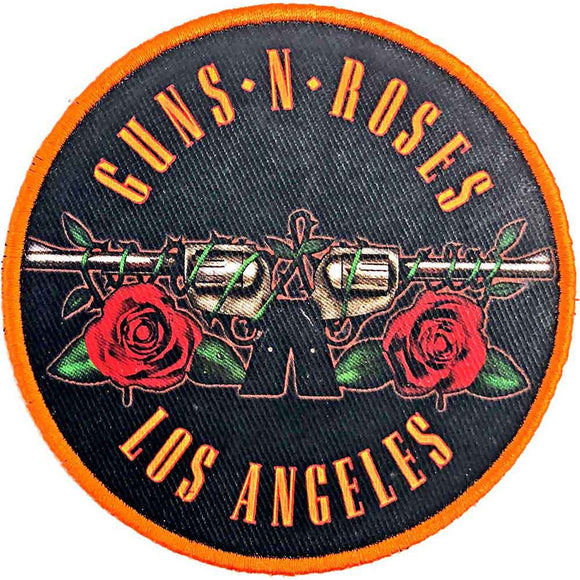 Guns N' Roses Iron-on Patch: Los Angeles Orange