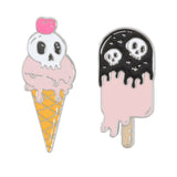 Freaking Melting Ice Cream Pin Badges
