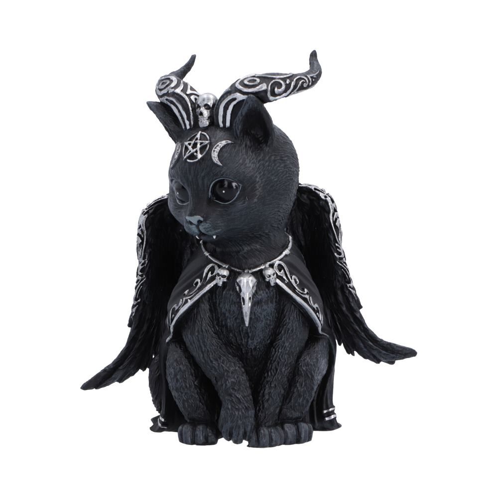 Front view of the Halpurr Cult Cuties cat figurine