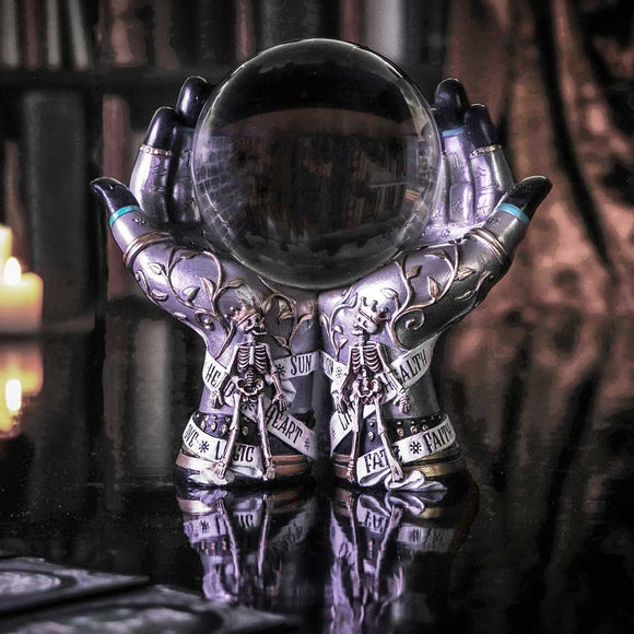 Hands of the Future Palmistry Crystal Ball Holder