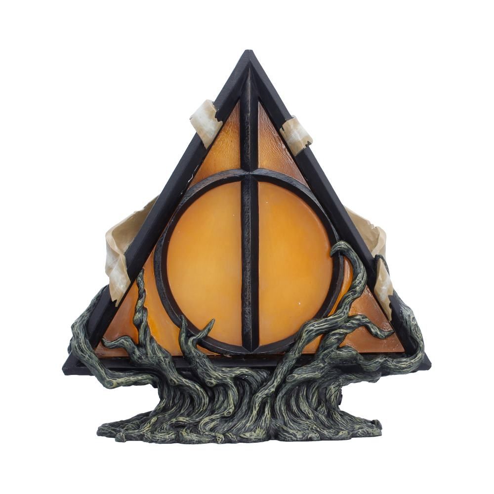 Rear view of the Harry Potter Deathly Hallows lamp