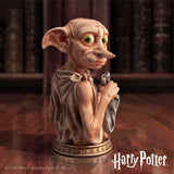 Harry Potter Dobby Bust displayed in front of books