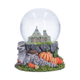 Hagrid’s Hut snow globe with Buckbeak and pumpkin resin base