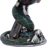 Close-up of the sculpted base of the Voldemort Chalice