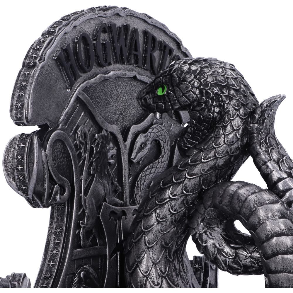 1. Harry Potter Slytherin bookend snake detail