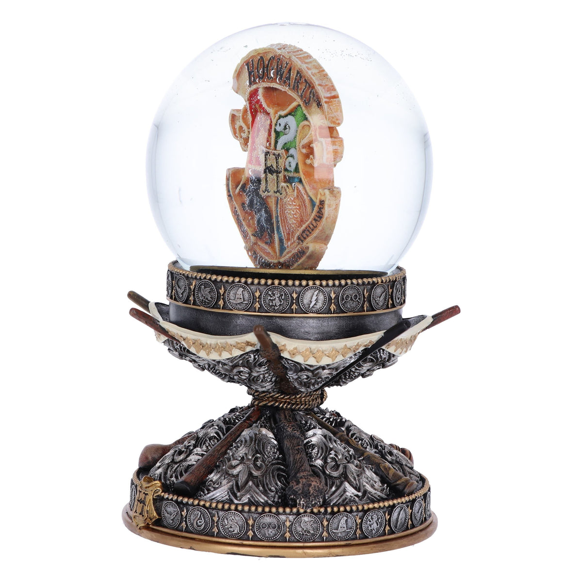 Side view of Harry Potter Hogwarts snow globe