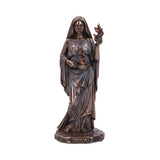 Hestia Goddess of Home and Hearth Bronze Figurine
