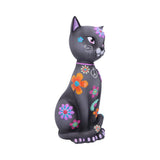 Hippy Kitty Black Cat Ornament