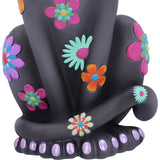 Hippy Kitty Black Cat Ornament