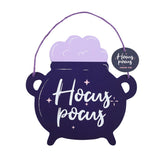 Hocus Pocus Cauldron Sign