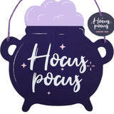 Hocus Pocus Cauldron Sign