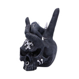 Horns Up Rock Skull Ornament