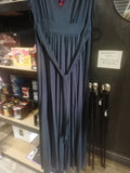 Black maxi dress with studs