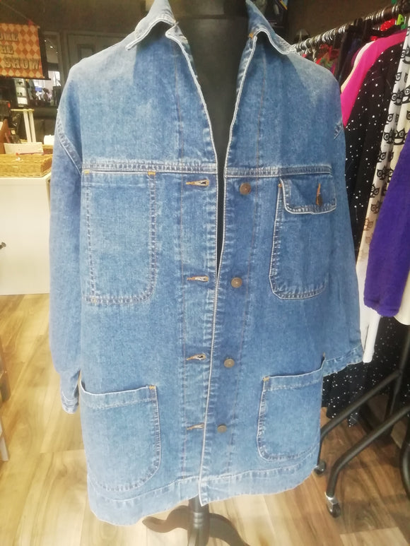 Ladies denim coat XL